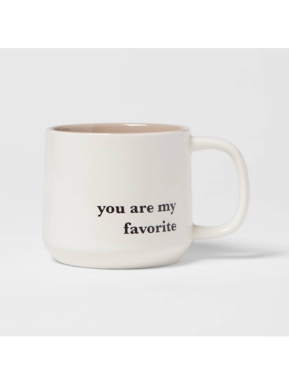 Threshold Ceramic Mug with 'you are my favorite' Print